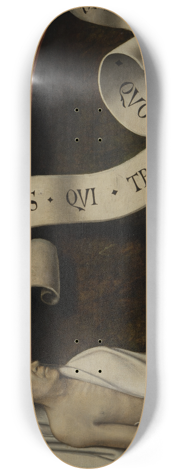 Master of Frankfurt - A Body in a Grave Niche 8.25 inch art skate deck