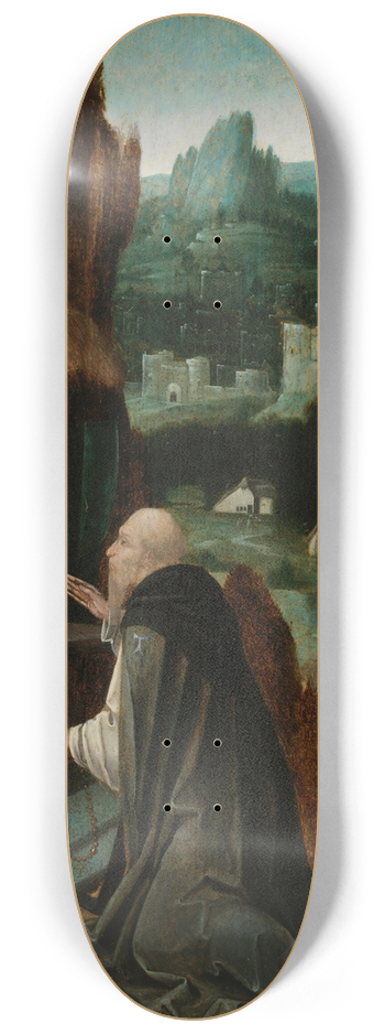 Master of the Female Half-Lengths - The Temptation of Saint Anthony 8.25 inch art skate deck