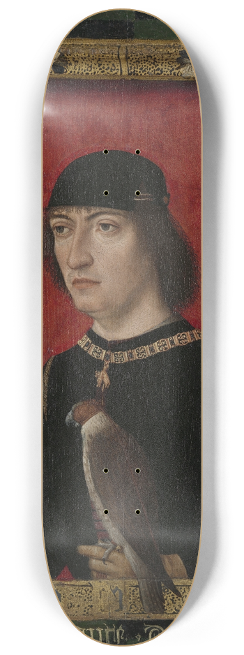 Master of the Portraits of Princes - Portrait of Engelbert II, Count of Nassau 8.25 inch art skate deck