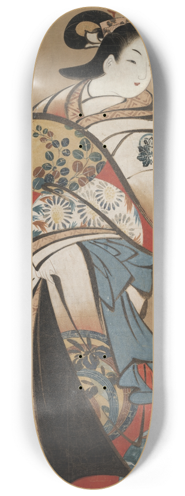 Matsuno Chikanobu - Courtesan 8.25 inch art skate deck