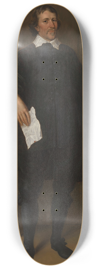 Mattheus Verheyden - Willem Kettingh (d 1670). Chief Treasurer and Bailiff of the Prince of Orange 8.25 inch art skate deck