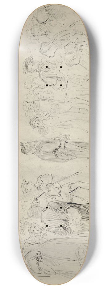 Matthijs Maris - Scne uit Shakespeare, man op weg naar zijn executie 8.25 inch art skate deck