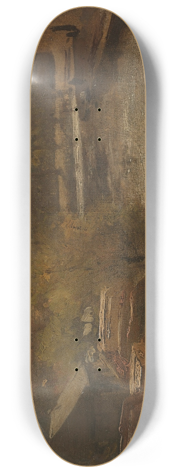 Matthijs Maris - The Noord-West-Buitensingel in The Hague 8.25 inch art skate deck