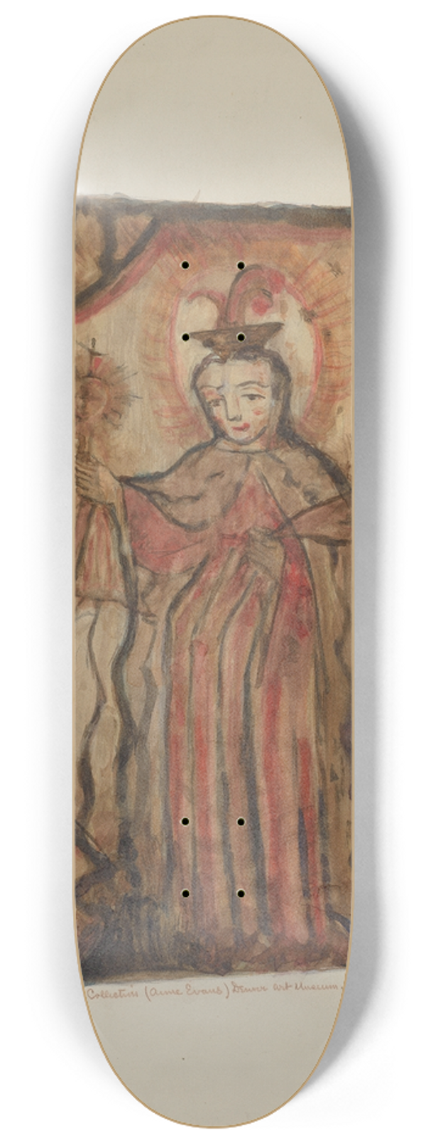 Maude Valle - Santos Retablos 8.25 inch art skate deck