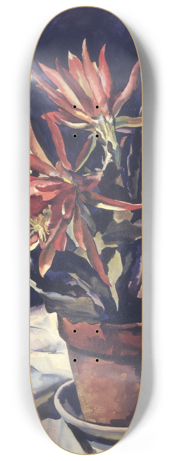 Maud Sherwood - Cactus 8.25 inch art skate deck
