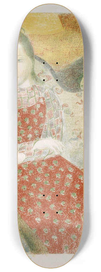 Maurice Denis - On The Pale Silver Sofa 8.25 inch art skate deck