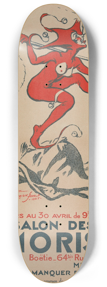 Maurice Louis Henri Neumont - Du 8 Mars Au 30 Avril De 9h  19 Heures Salon Des Humoristes 8.25 inch art skate deck