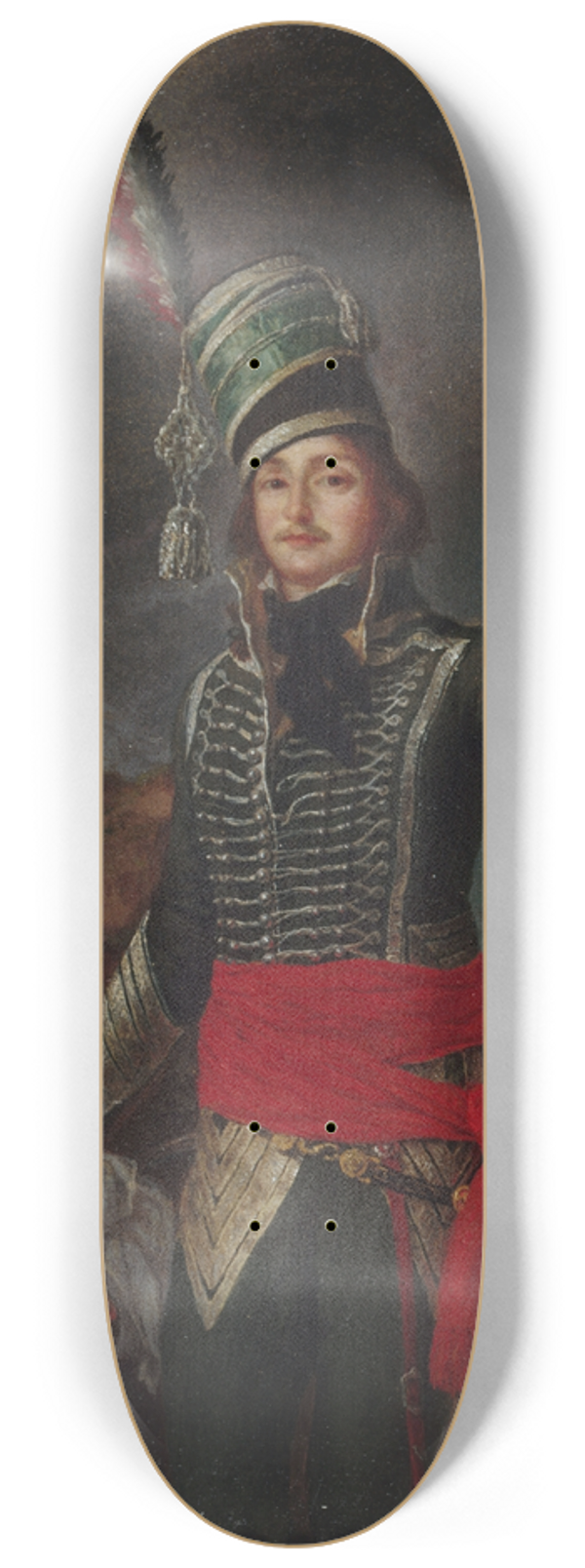Antoine-Franois Sergent - Portrait du gnral Franois Marceau des Graviers (1769-1796) 8.25 inch art skate deck