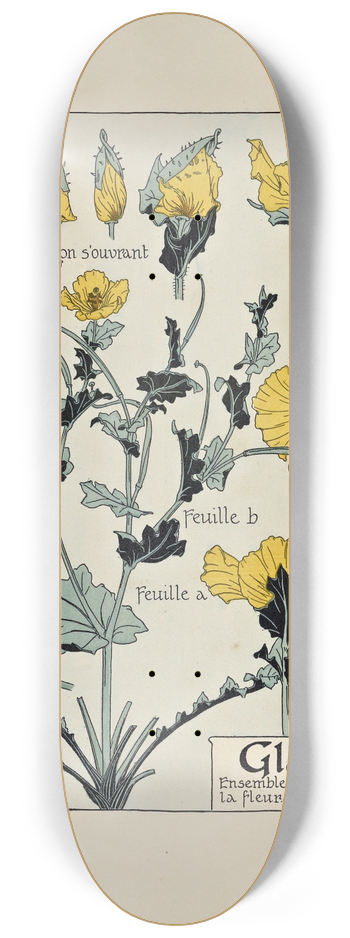 Maurice Pillard Verneuil - Glaucie. 8.25 inch art skate deck