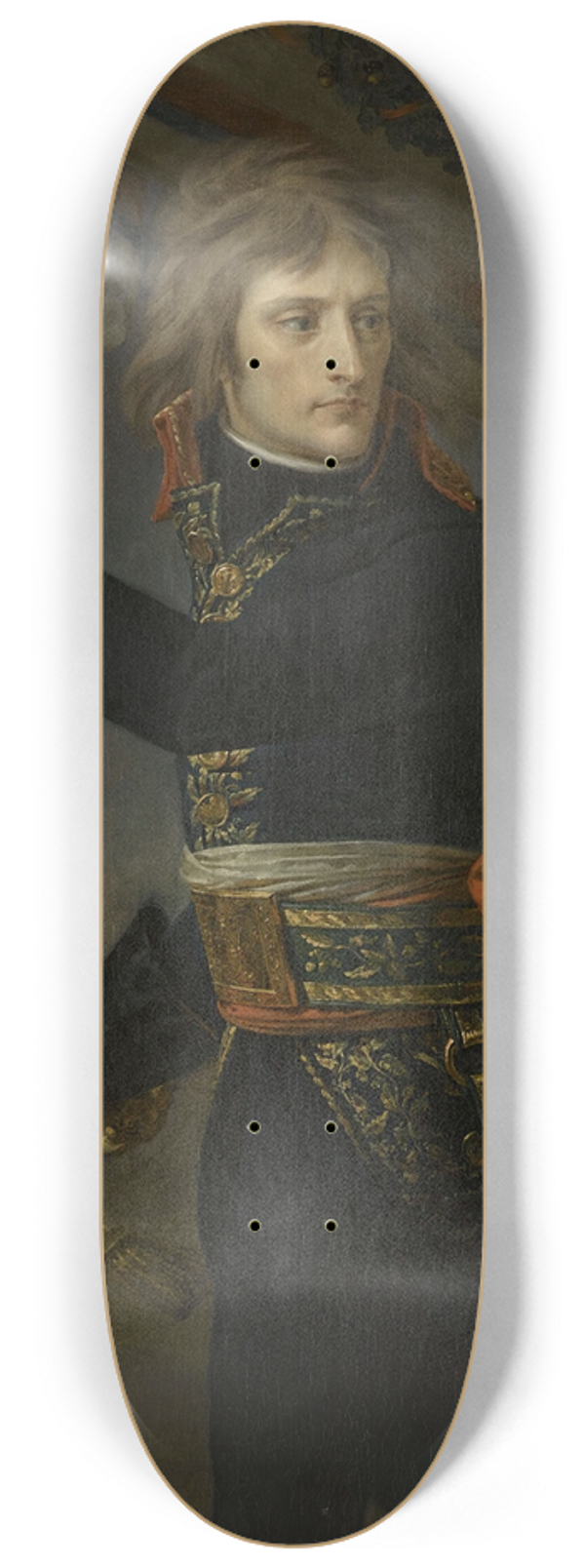 Antoine-Jean Gros - Bonaparte at the Bridge of Arcole 8.25 inch art skate deck