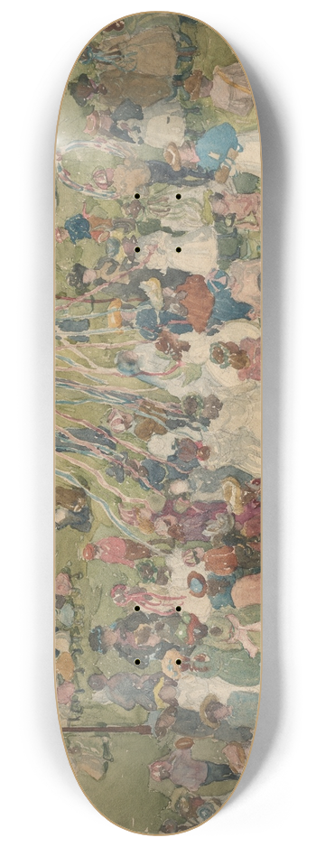 Maurice Prendergast - May Day, Central Park 8.25 inch art skate deck