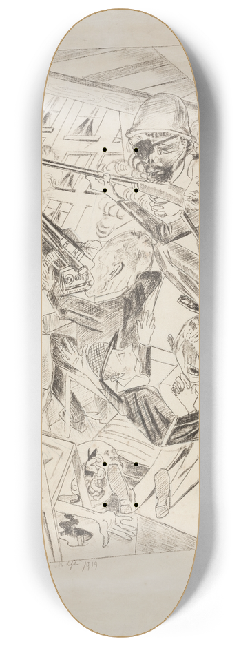 Max Beckmann - Die Letzten 8.25 inch art skate deck