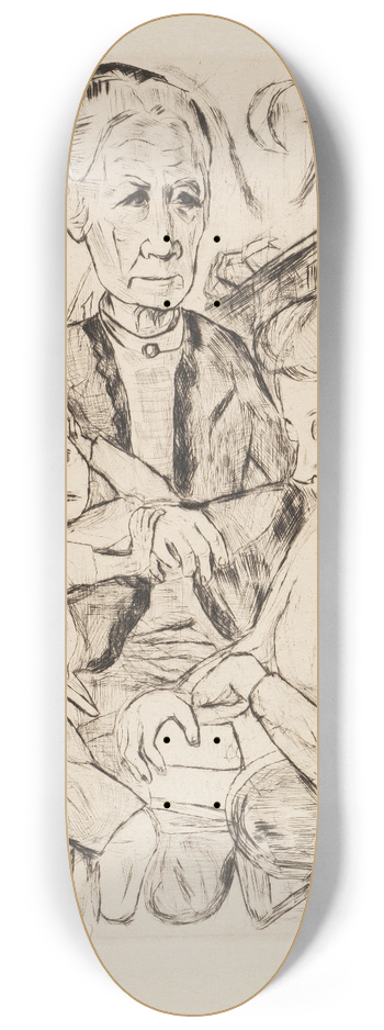 Max Beckmann - Gesichter Pl.01 8.25 inch art skate deck