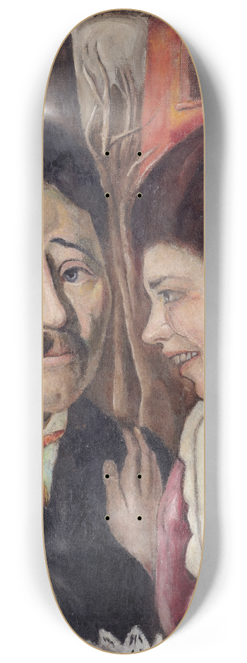 Max Beckmann - Portrait of Carl Couple 8.25 inch art skate deck