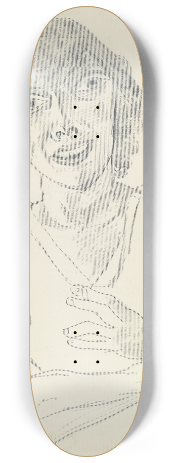Max Beckmann - Sarika II 8.25 inch art skate deck