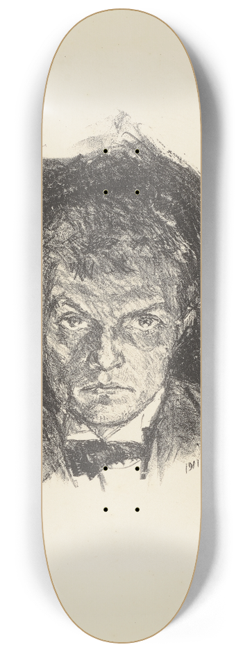 Max Beckmann - Self-Portrait 8.25 inch art skate deck