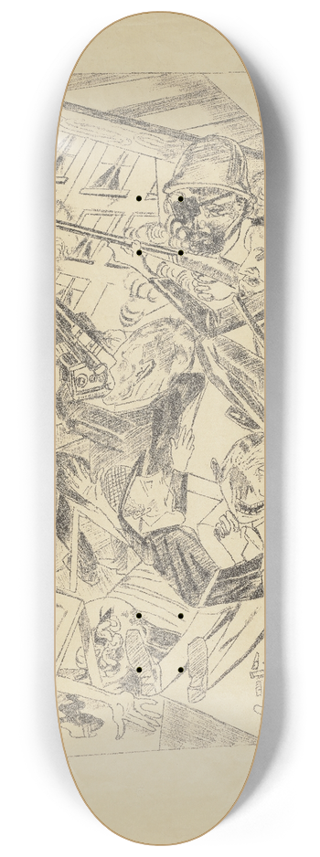 Max Beckmann - The Last Ones 8.25 inch art skate deck