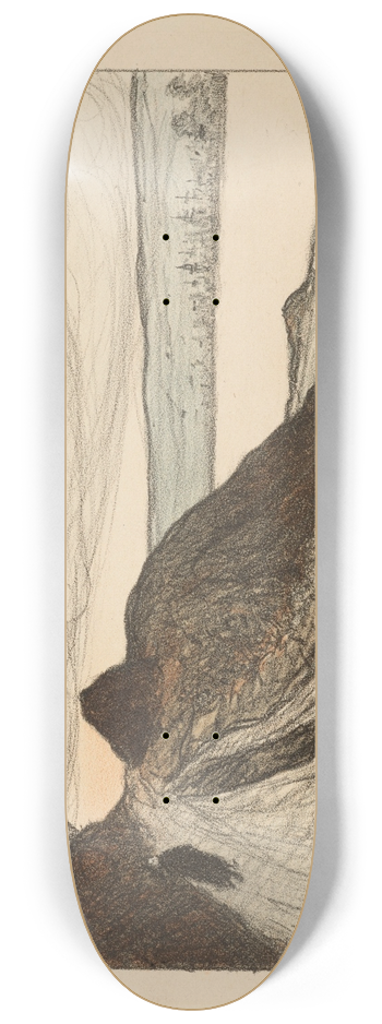 Maxime Maufra - La route de Gaud 8.25 inch art skate deck