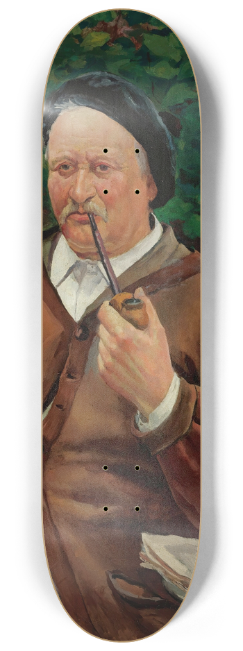 Maximilien Luce - Le Pre De Lartiste 8.25 inch art skate deck