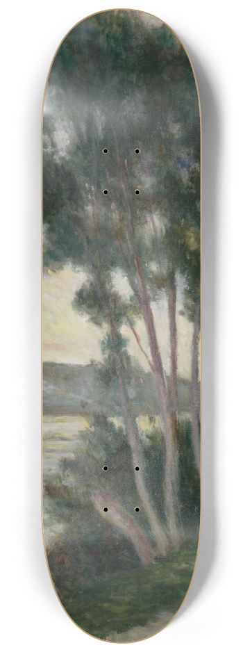 Maximilien Luce - Sandrecourt, le chemin au bord de la rivire 8.25 inch art skate deck