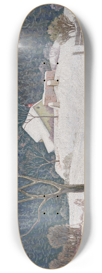 Max Kahrer - Winter beim Kferkreuzwldchen 8.25 inch art skate deck