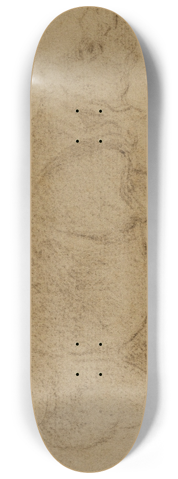 Antoine-Louis Barye - Rhinocros 8.25 inch art skate deck