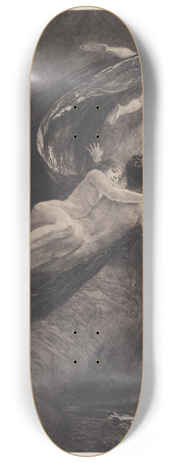 Max Klinger - New Dreams of Happiness (Neue Trume von Glck) 8.25 inch art skate deck