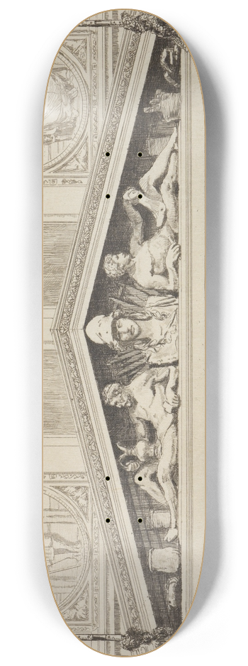 Max Klinger - Portalgiebel und zwei Fresken 8.25 inch art skate deck