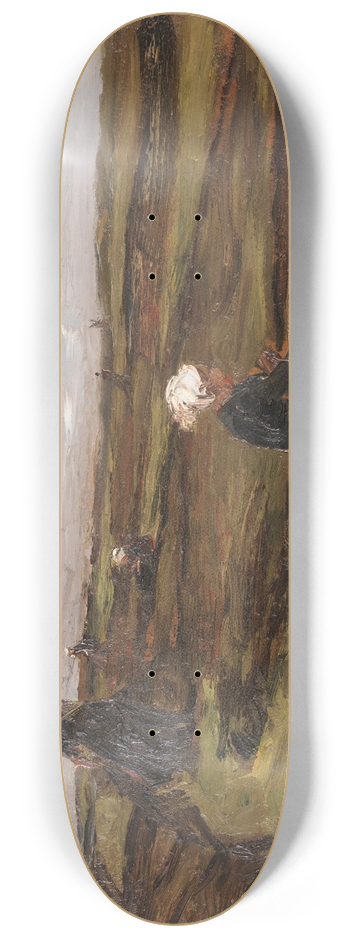 Max Liebermann - Die Netzflickerinnen 8.25 inch art skate deck