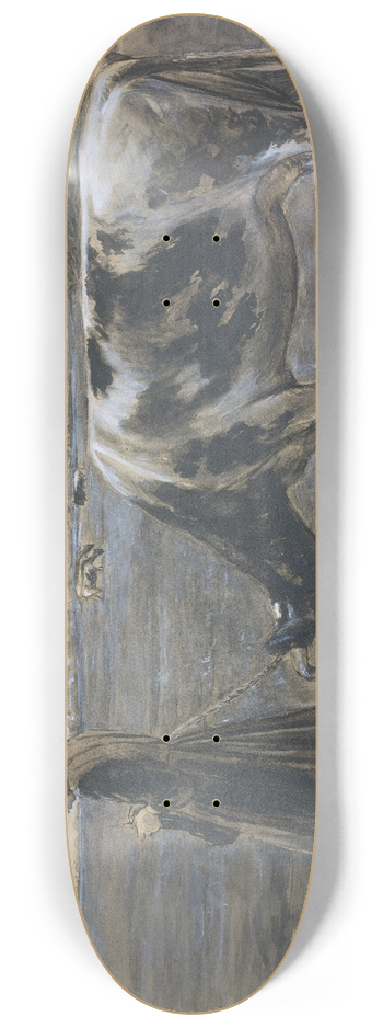Max Liebermann - Girl with cow 8.25 inch art skate deck