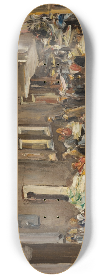 Max Liebermann - Judengasse in Amsterdam, Uilenburgersteeg Ecke Jodenbreestraat 8.25 inch art skate deck