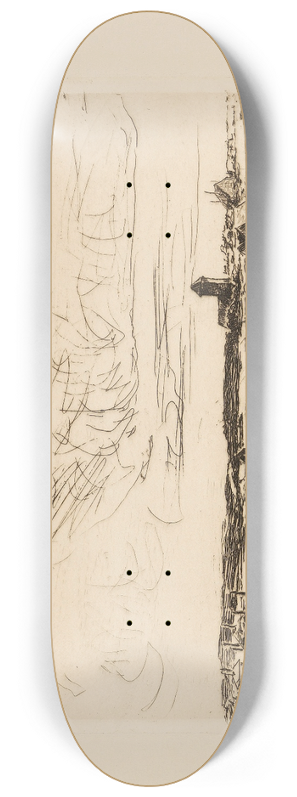 Max Liebermann - Nordwykabend 8.25 inch art skate deck
