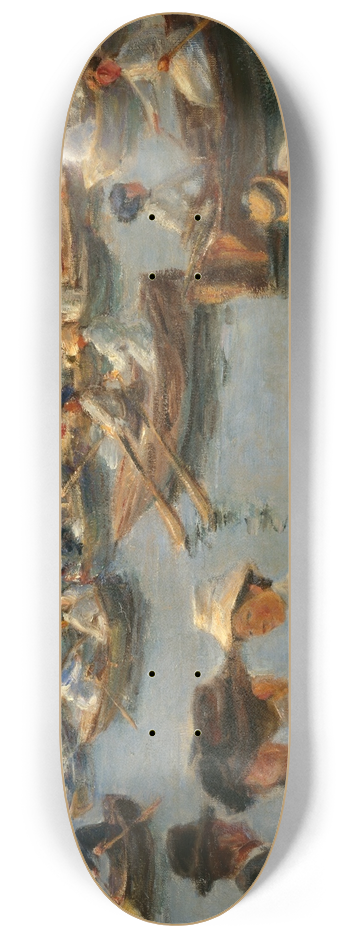 Max Liebermann - On the Alster in Hamburg 8.25 inch art skate deck