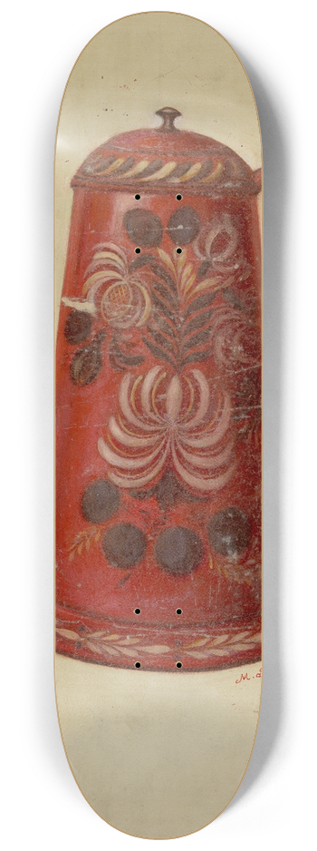 Max Soltmann - Toleware Coffee Pot 8.25 inch art skate deck