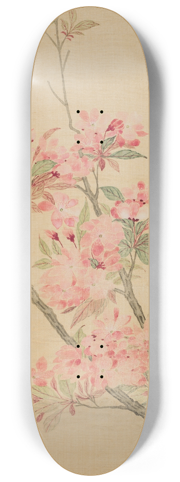 Ma Yuanyu - Crabapple Blossoms 8.25 inch art skate deck