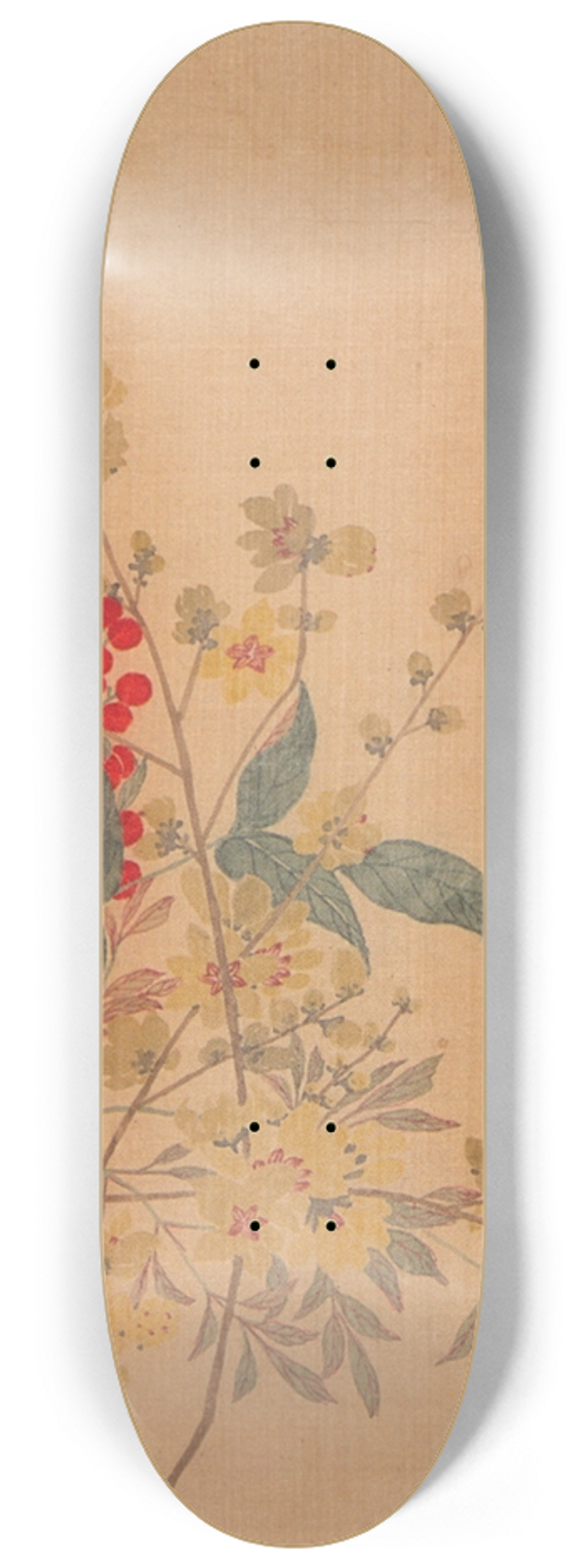 Ma Yuanyu - Wax Plum and Nandina 8.25 inch art skate deck