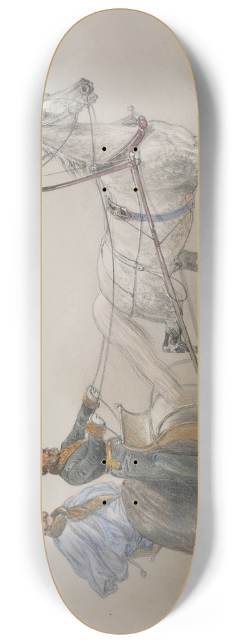Adolf Jossifowitsch Charlemagne - A sleigh ride 8.25 inch art skate deck