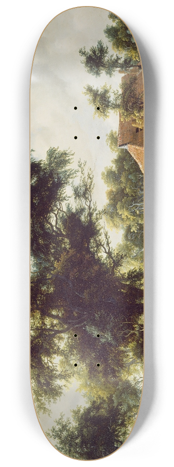 Meindert Hobbema - A Watermill 8.25 inch art skate deck