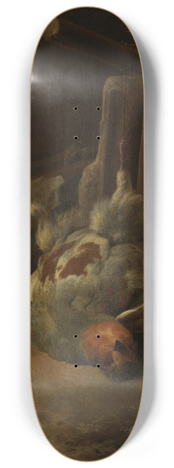 Melchior d'Hondecoeter - Dead Birds 8.25 inch art skate deck