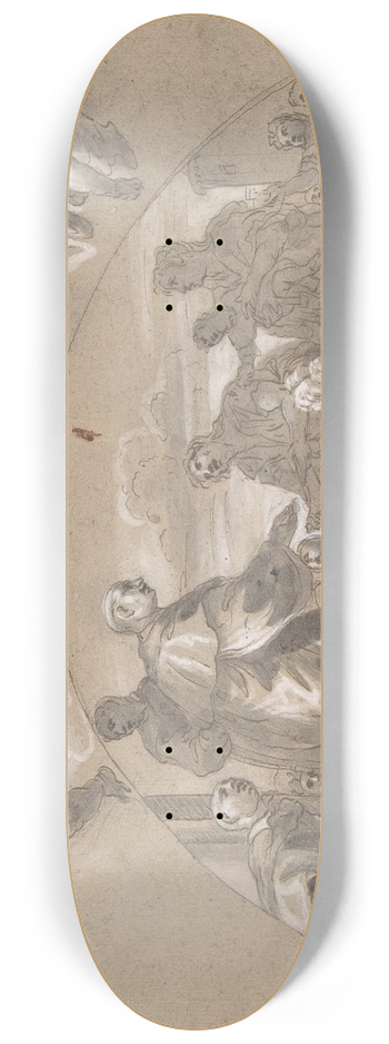 Melchior Steidl - Saint Carl Borromus 8.25 inch art skate deck