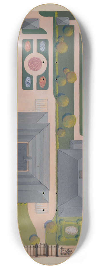 Meyer Goldbaum - Ward and Green Gardens 8.25 inch art skate deck