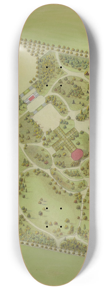Meyer Goldbaum - Washington Park 8.25 inch art skate deck