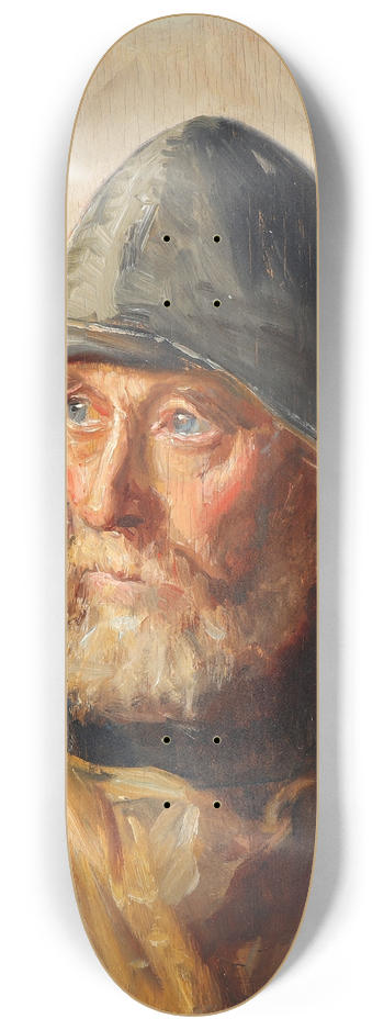 Michael Ancher - Portrt af en fisker 8.25 inch art skate deck