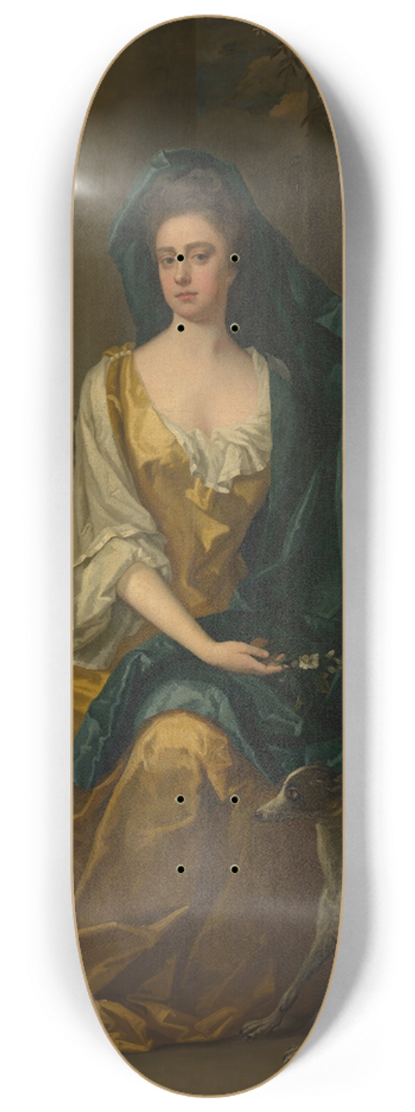 Michael Dahl - Portrait of a Woman 8.25 inch art skate deck