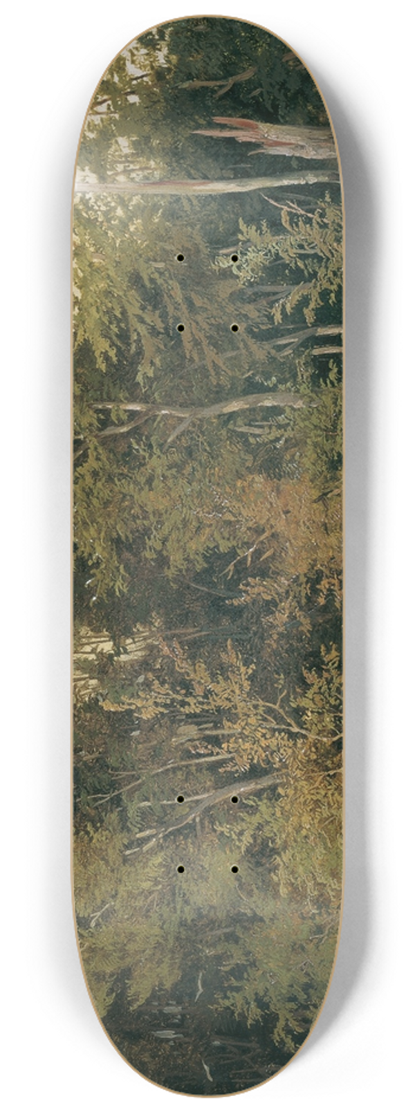Anton Altmann the younger - Waldlandschaft in Niedersterreich 8.25 inch art skate deck