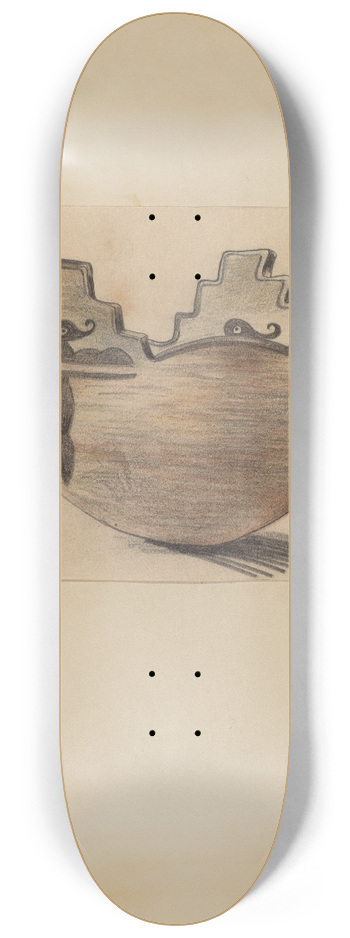 Michael Trekur - Ceremonial Bowl 8.25 inch art skate deck