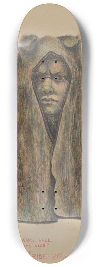 Michael Trekur - Head Dress 8.25 inch art skate deck