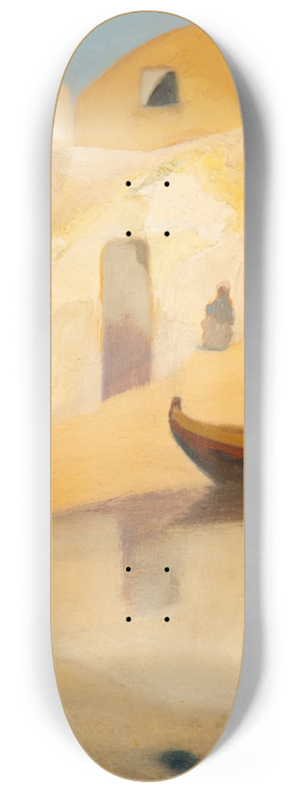 Michalis Oikonomou - Maisons et bateaux 8.25 inch art skate deck