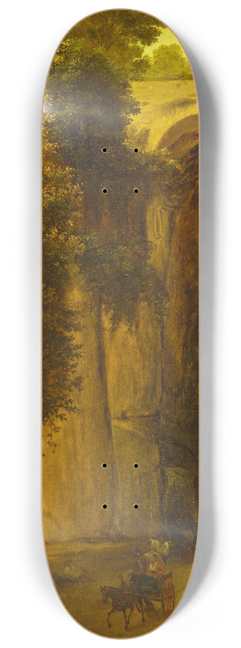 Michelangelo Pacetti - The Posillipo Grotto At Naples 8.25 inch art skate deck
