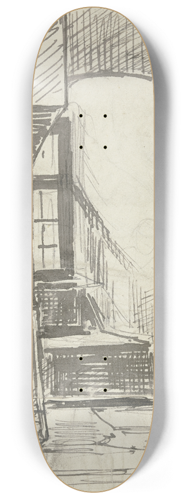 Anton Burger - Bay 8.25 inch art skate deck